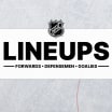 Projected lineups, starting goalies for today 