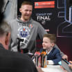 Corey Perry son joins Oilers Stanley Cup Final Media Day