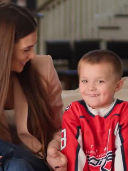 Alex Ovechkin sons goals record video outtakes