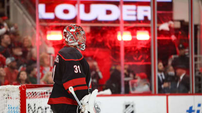 NHL EDGE postseason stats for Carolina Hurricanes goalie Frederik Andersen 