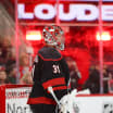 NHL EDGE postseason stats for Carolina Hurricanes goalie Frederik Andersen 