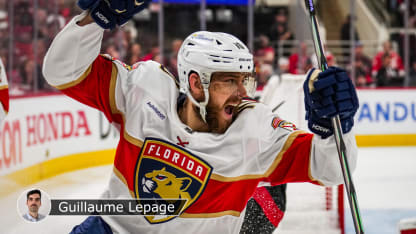 A.J. Greer Panthers Floride LHJMQ finale Coupe Stanley
