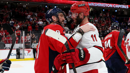 Hurricanes and Capitals shake hands