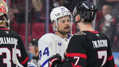 Maple Leafs and Senators shake hands