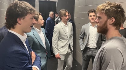 Draft prospects with McDavid