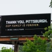 Mike Sullivan thanks Penguins with billboard for city