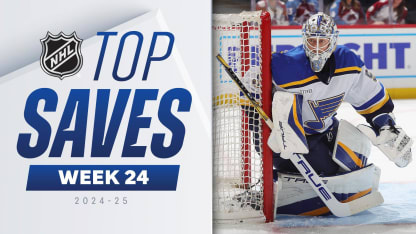 Top Saves from Week 24 of the 2024-25 NHL Season