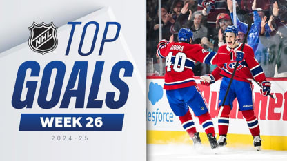 Top Goals from Week 26 of the 2024-25 NHL Season