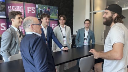 Draft prospects with Ekblad