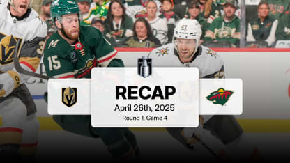 VGK at MIN | Recap | Gm 4