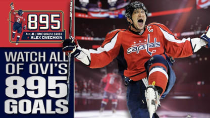 Alla Alex Ovechkins mål: från 1 till 895