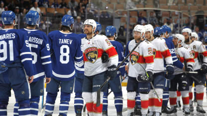 Panthers, Maple Leafs exchange handshakes