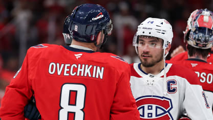 Capitals and Canadiens shake hands