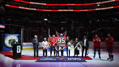 Capitals honor Ovechkin for breaking Gretzky's record