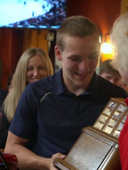 Lane Hutson wins Calder Trophy for 2024-25 season