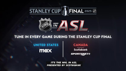 NHL in ASL returns for 2025 Stanley Cup Final