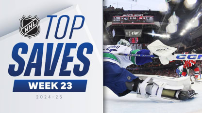 Top Saves from Week 23 of the 2024-25 NHL Season