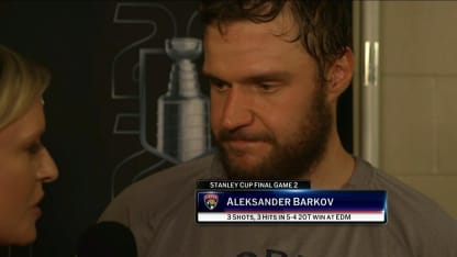 Alexander Barkov on Panthers OT win over Oilers