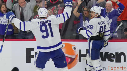 Nylander's breakaway empty-net goal