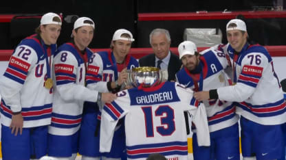 United States Johnny Gaudreau 2025 IIHF championship