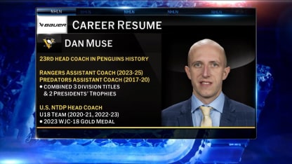 NHL Now on Dan Muse being introduced as Penguins coach