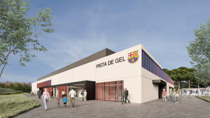 El FC Barcelona ultima los detalles de su nueva pista de hielo