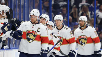 Barkov tips it in for the score