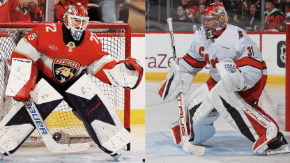 Sergei Bobrovsky Frederik Andersen goalie matchup 2025 Eastern Conference Final