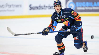 Victor Eklund known for fearless style of play entering 2025 draft