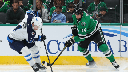 EDGE stats insights for Winnipeg-Dallas series